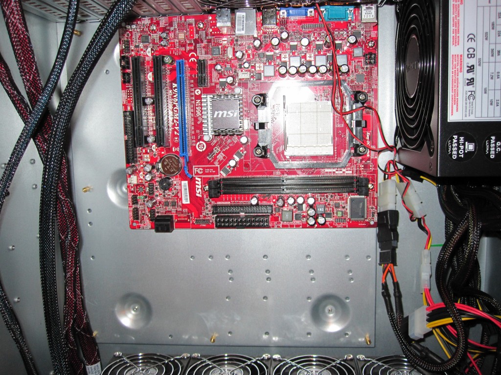 Install motherboard in the Norco RPC-4220 DAS/ SAS Expander Enclosure