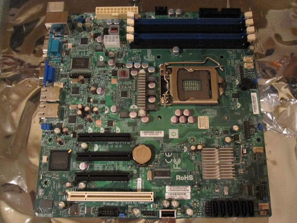 Supermicro X8SIL-F PCB Rev 1.02 Full Motherboard Picture