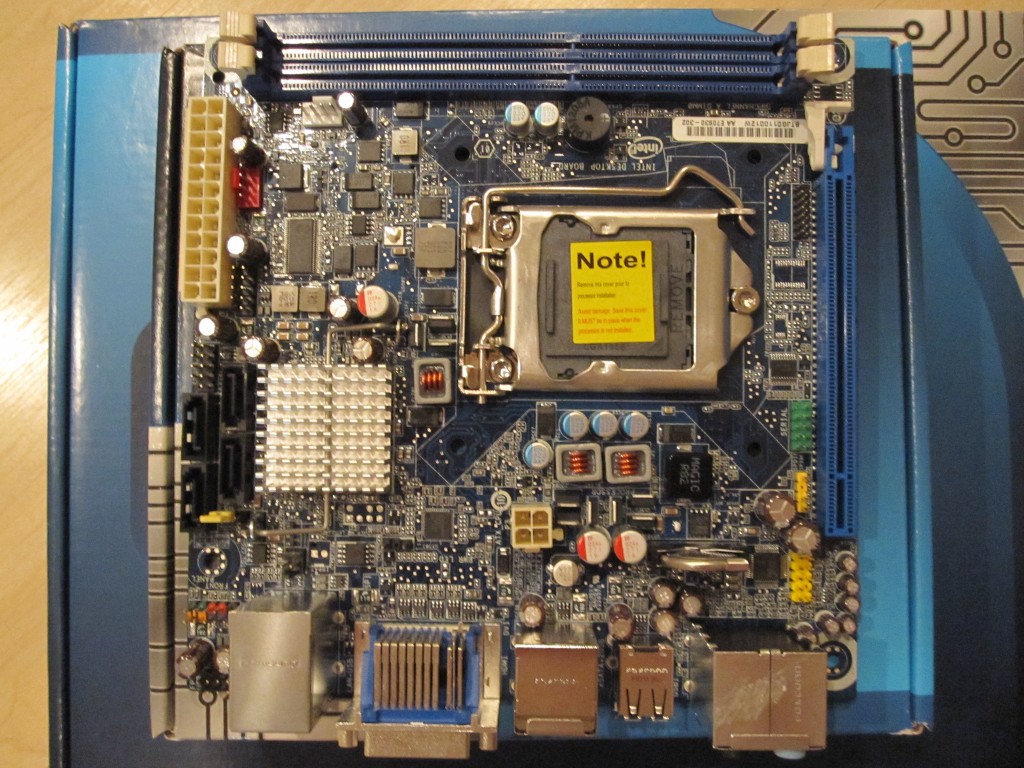 Intel BOXDH57JG Motherboard Layout