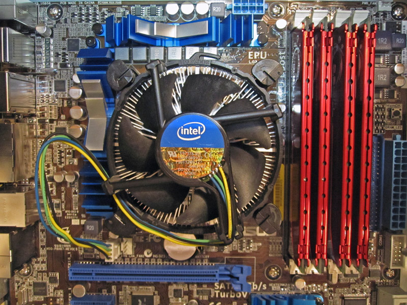 ASUS P8H67-M EVO CPU and Memory