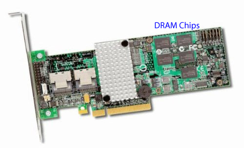 LSI 9260-8i DRAM Chips
