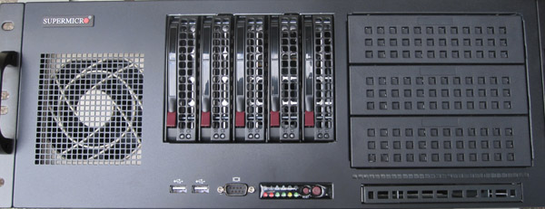 Supermicro SC842TQ-665B Front Chassis View