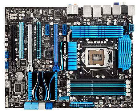 ASUS P8P67 Deluxe Board Overview