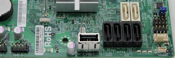 Supermicro X9SCM-F SATA Ports and USB