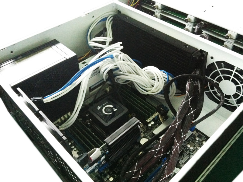 Corsair H100 in a Norco 4U Chassis