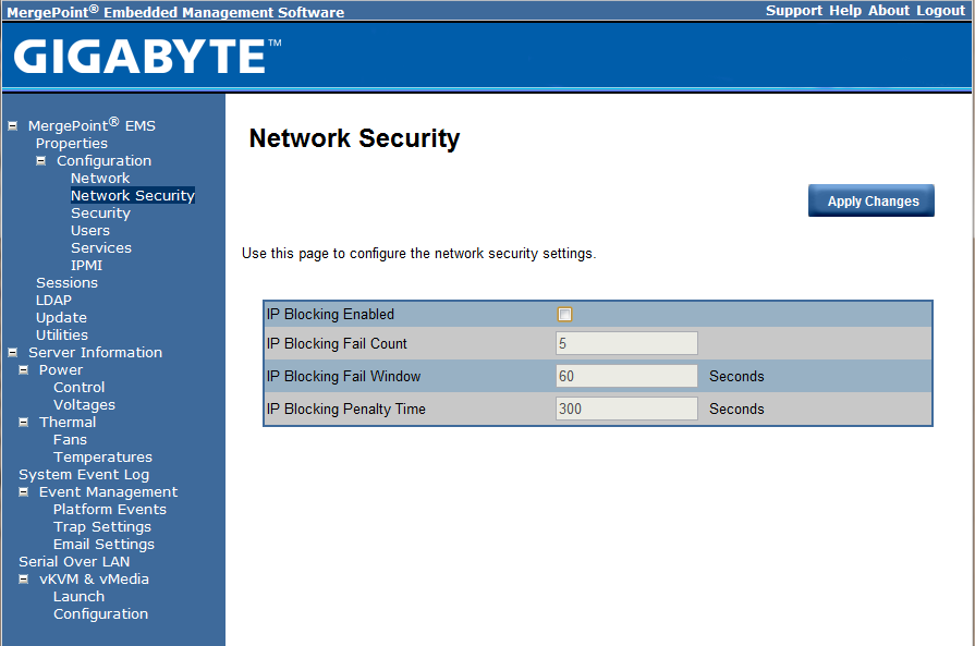 Gigabyte IPMI Management Network Security