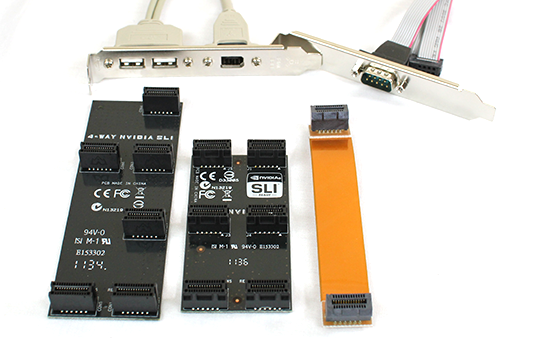 ASUS Z9PE-D8 WS SLI Bridges Serial and Firewire