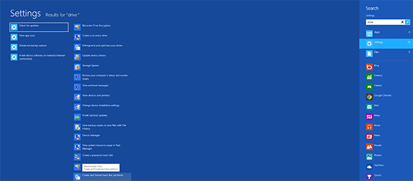 Format Drives Using Windows 8 Disk Management