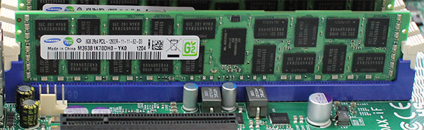Supermicro Hyper-Speed 6027AX-TRF 8GB Samsung DDR3 DIMMs