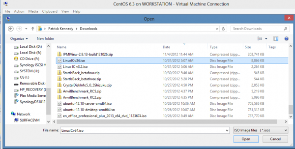 Install CentOS 6.3 on Windows 8 Hyper-V – Install Integration Services
