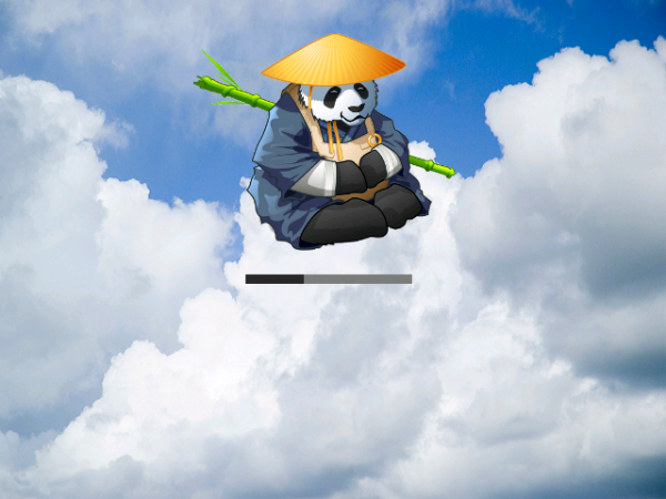 XCP Panda Loading Screen