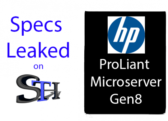 HP ProLiant Microserver Gen8 Specs Leaked