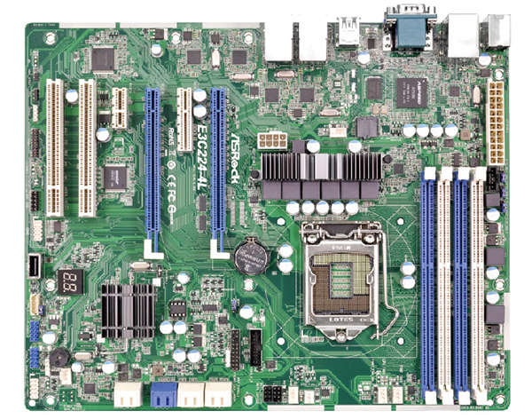 ASRock E3C224-4L Server Motherboard