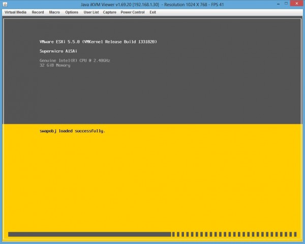 Supermicro A1SAi-2750F with VMware 5.5