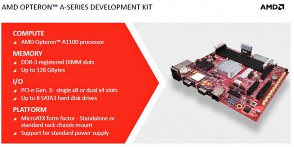 AMD Opteron A1100 Announcement Development Kit