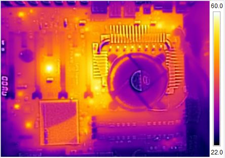ASUS Z97-WS FLIR Thermal Imaging