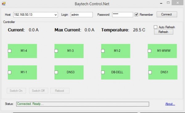 BayTech PDU Power Control Switch