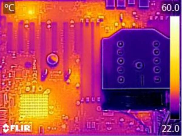 Supermicro X10SRL-F Thermal Imaging