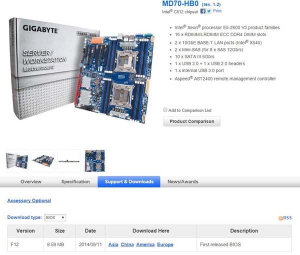Gigabyte Download BIOS from website