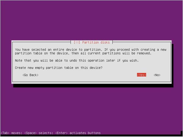 Ubuntu RAID 1 - Step 2 Remove Existing Partitions