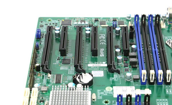 Supermicro X10DAC PCIe Slots