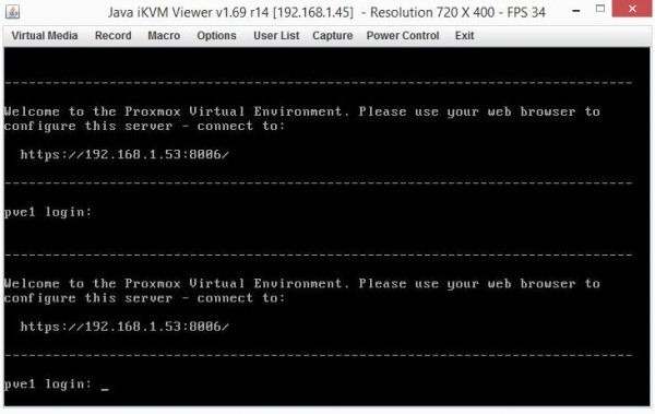 Proxmox VE 3.4 Installed CLI