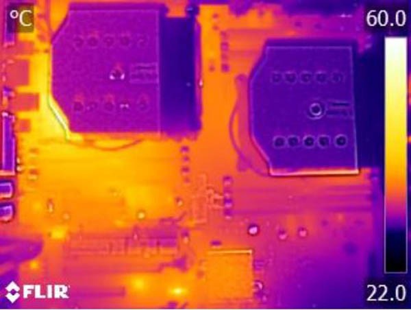 Supermicro X10DAX Thermal Imaging
