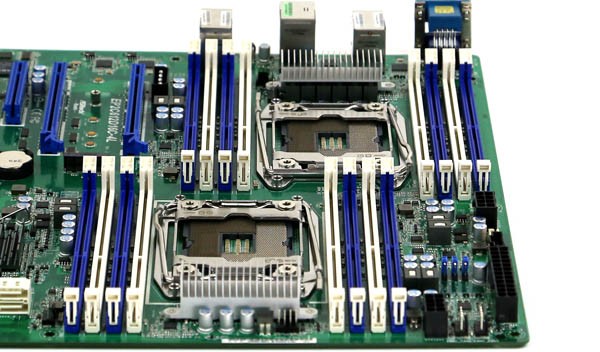 ASRock Rack EP2C612D16C-4L CPU and Memory Sockets