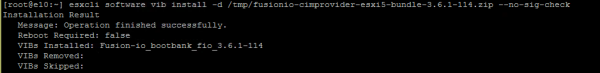Fusion-io Install vSphere - step 5 ioSphere