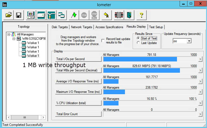 Intel DC P3500 1200GB ESXi 6 VT-d Intel driver 1MB write