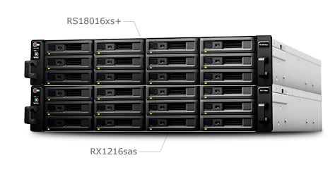 Synology RS18016xs and RX1216sas