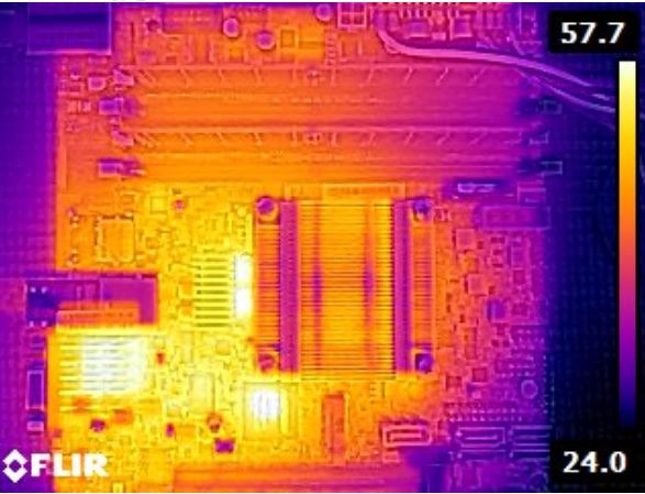 Supermicro X10SDV-4C-TLN2F thermal imaging