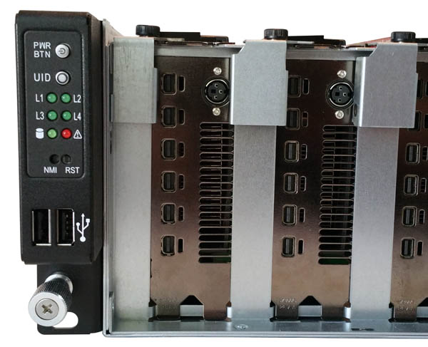 ASRock Rack 3U8G-C612 Front Control Panel