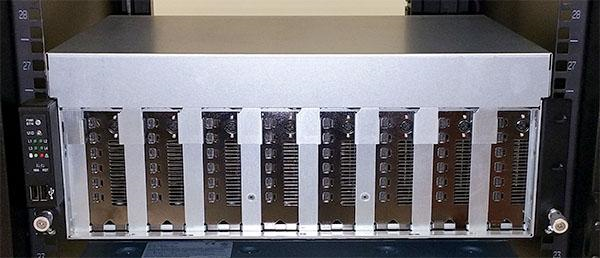 ASRock Rack 3U8G-C612 Installed in Data Center