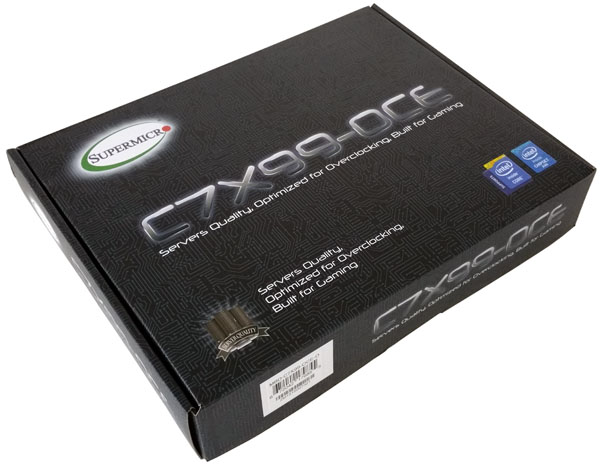 Supermicro C7X99-OCE Motherboard Box Angle