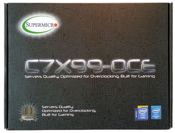 Supermicro C7X99-OCE Motherboard Front Box