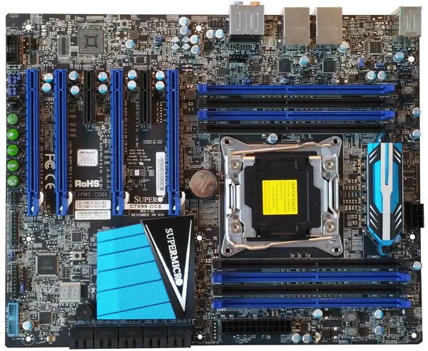 Supermicro C7X99-OCE Motherboard Top