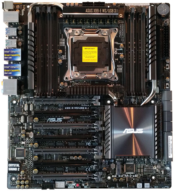 ASUS X99-E WS/USB 3.1 Top View