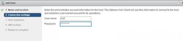 2 node flash vSAN - Enter username and password