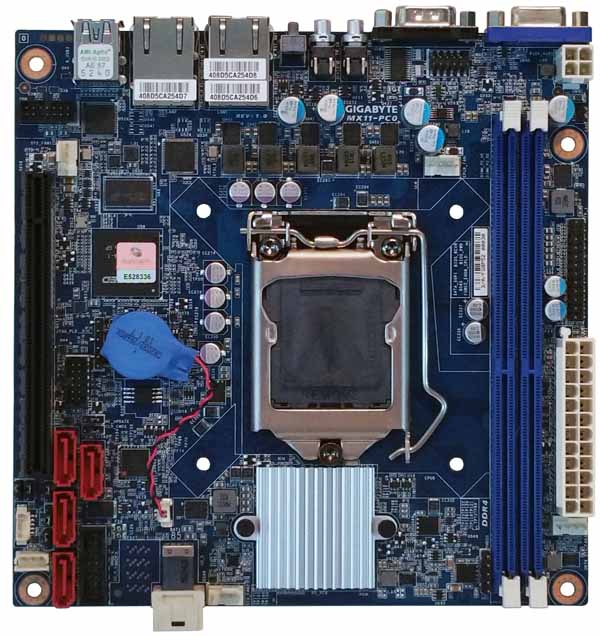 Gigabyte MX11-PC0 Motherboard Top