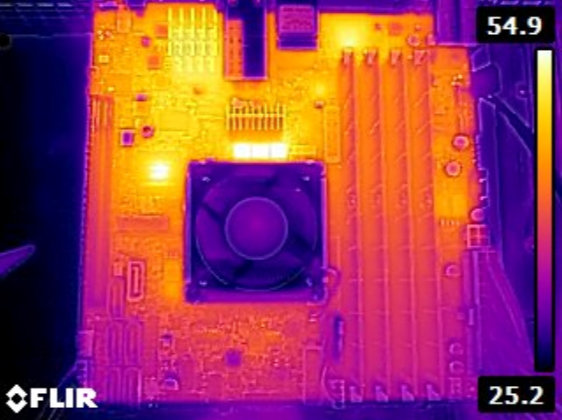 Supermicro X10SDV-6C-TLN4F Thermal Imaging