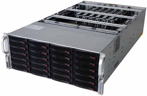 Supermicro SuperServer 8048B-TR4FT - Lid Off