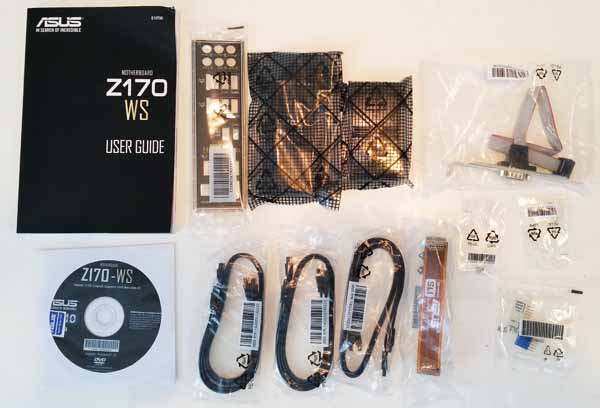 ASUS Z170 WS - Accessories