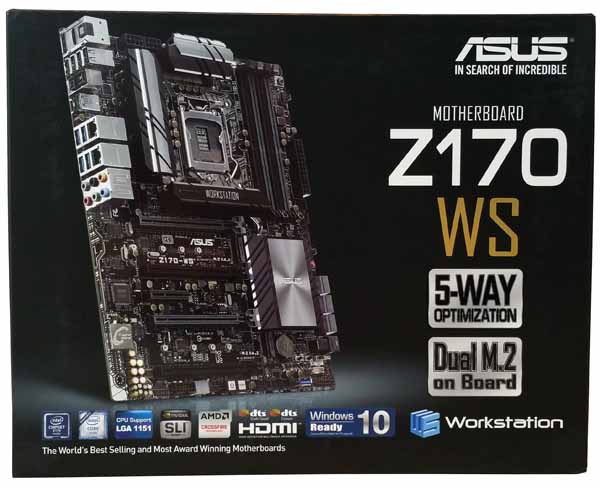 ASUS Z170 WS - Retail Box Front