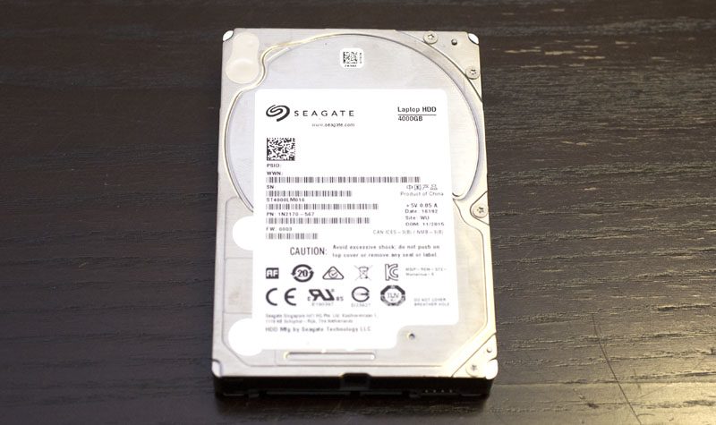 Seagate 4TB ST4000LM016 drive liberated