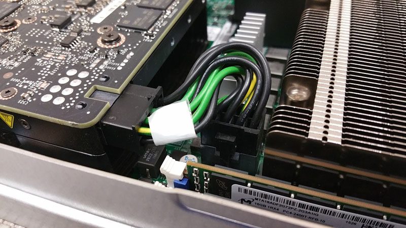Supermicro SuperBlade GPU Blade Custom Cables