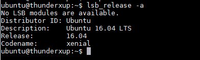 Cavium ThunderX Ubuntu 16.04 LTS