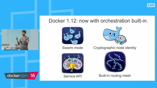 Docker 1.12 Orchestration - four features