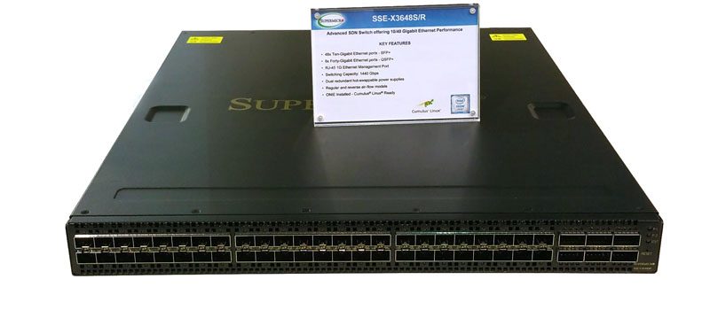 Supermicro - SSE-X3648SR 48x 10Gb 6x 40Gb switch