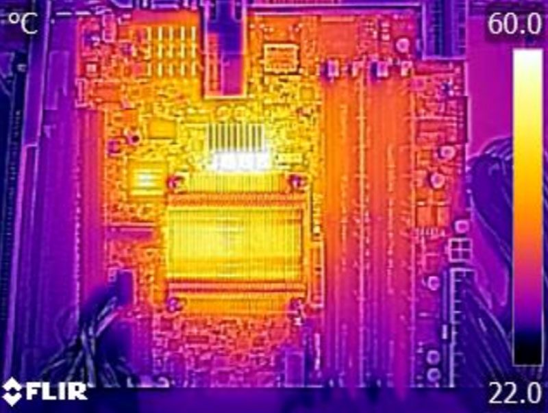 Supermicro X10SDV-2C-TLN2F Thermal Imaging